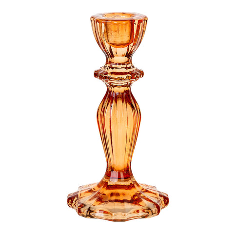 Color Glass Candle Holder