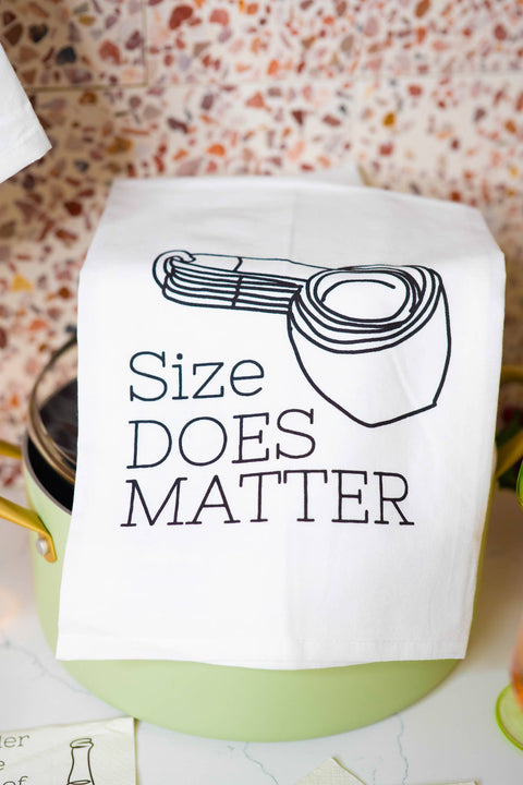 Size Does Matter | Funny Kitchen Towels