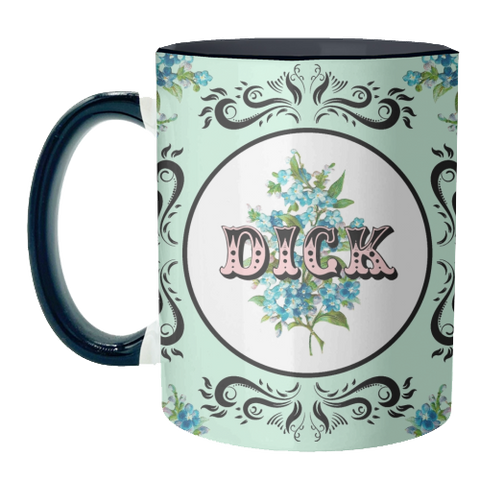Mugs 'DICK' by Wallace Elizabeth