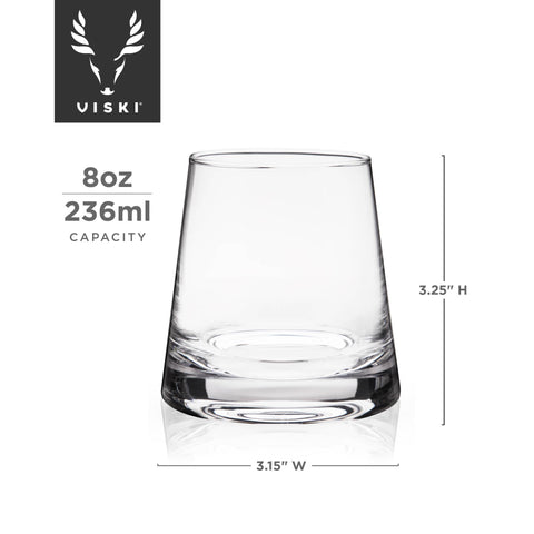 Viski - Raye™ Burke Crystal Whiskey Glasses - Set of 2