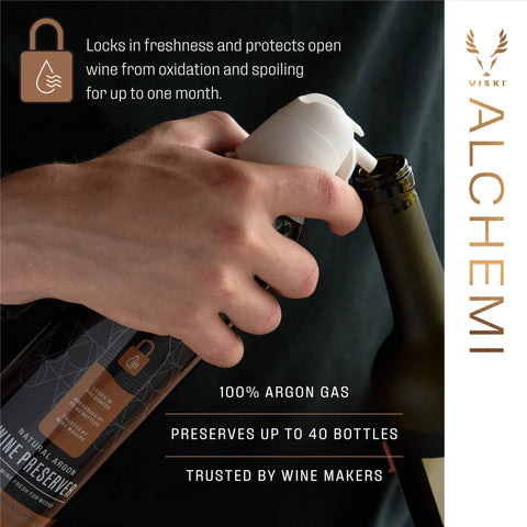 Viski - Alchemi™ Natural Argon Wine Preserver