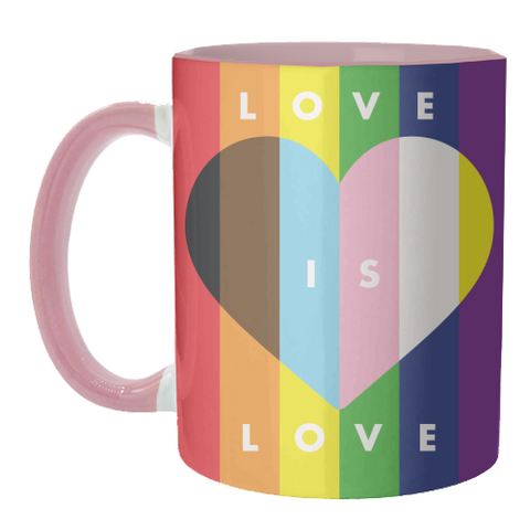 Mugs 'Love Is Love' by Tea Filipi