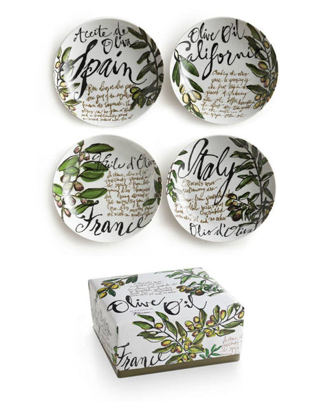 Olive Oil Bowls S/4
