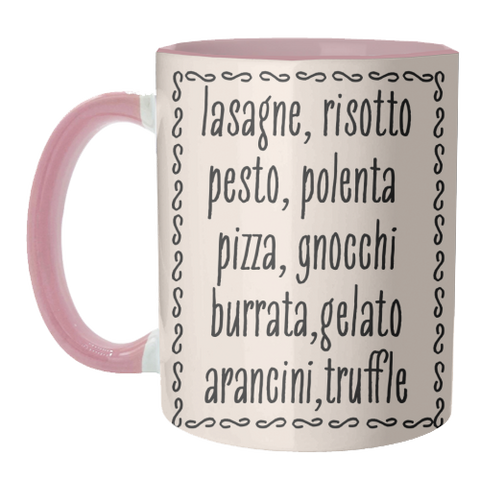 Mugs 'Italian Food' by Move Studio