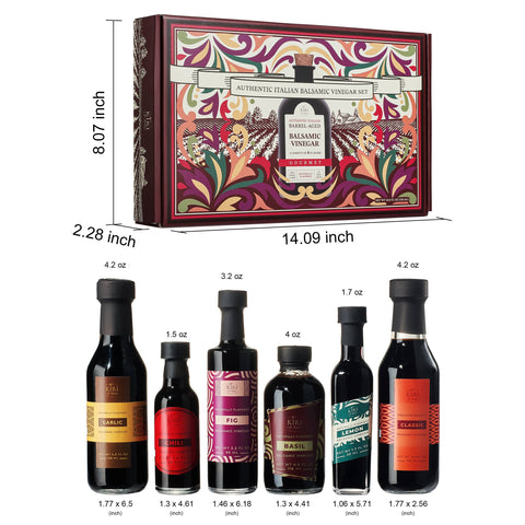 Balsamic Vinegar Gourmet Gift - Set of 6