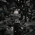 The Merc Supper Club — black-and-white evening photograph