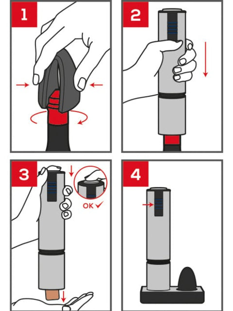 Peugeot Elis Touch Reverse Electric Corkscrew