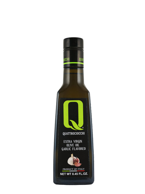 Quattrociocchi Organic Extra Virgin Olive Oil Garlic Flavored