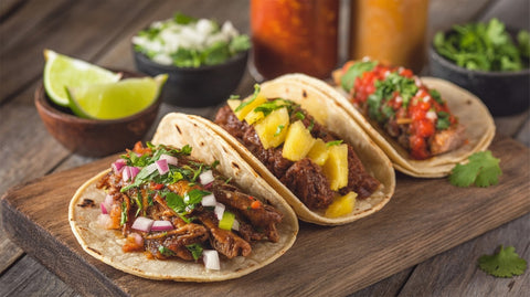 Street Tacos 3 ways and Ice Cream Taco