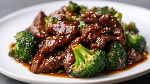 Chinese Takeout 2: Beef & Broccoli, Vegetable Lo Mein, and Crab Rangoon