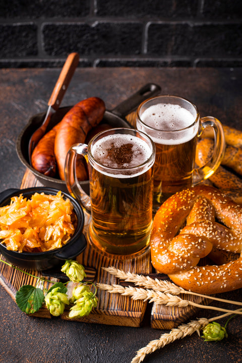 Octoberfest at the Mercantile: Pork Schnitzel, Braised Red Cabbage, Homemade Pretzels & Apple Crisp