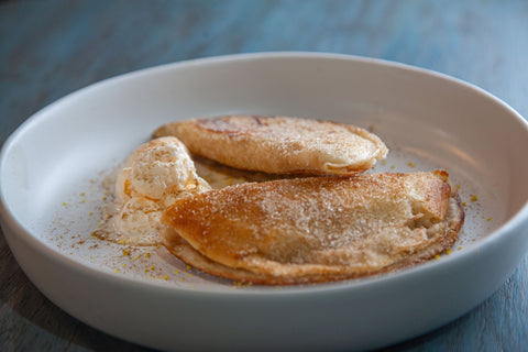 Tempura Battered Fish Tacos & Fried Apple Pie Empanadas
