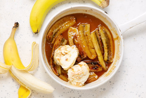 Shrimp & Grits, Greens, Biscuits & Bananas Foster