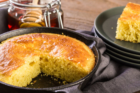 Mama's Cast Iron Skillet Cornbread
